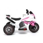 Elektrická motorka GTM5588-A  - bielo- ružová